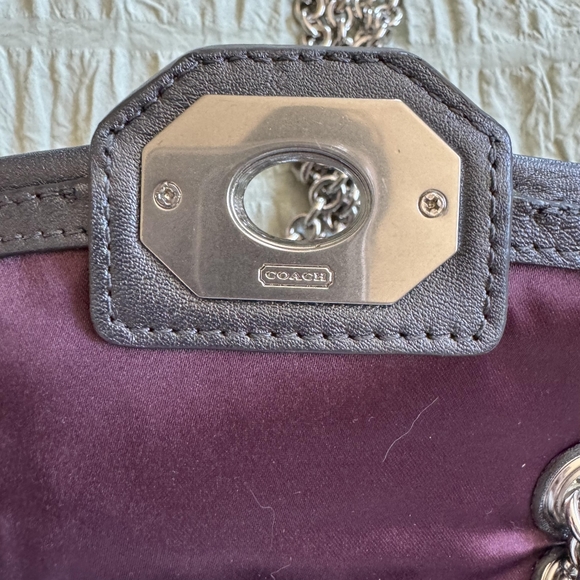 COACH SMALL SEQUIN TURNLOCK CROSSBODY - Picture 8 of 13